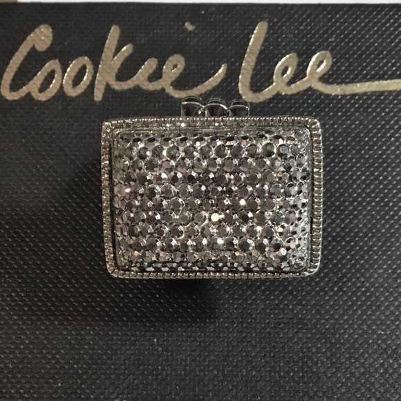 Cookie Lee Metallic Glitz Ring - Picture 1 of 3